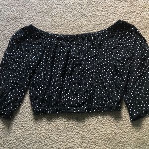 Off the shoulder blouse